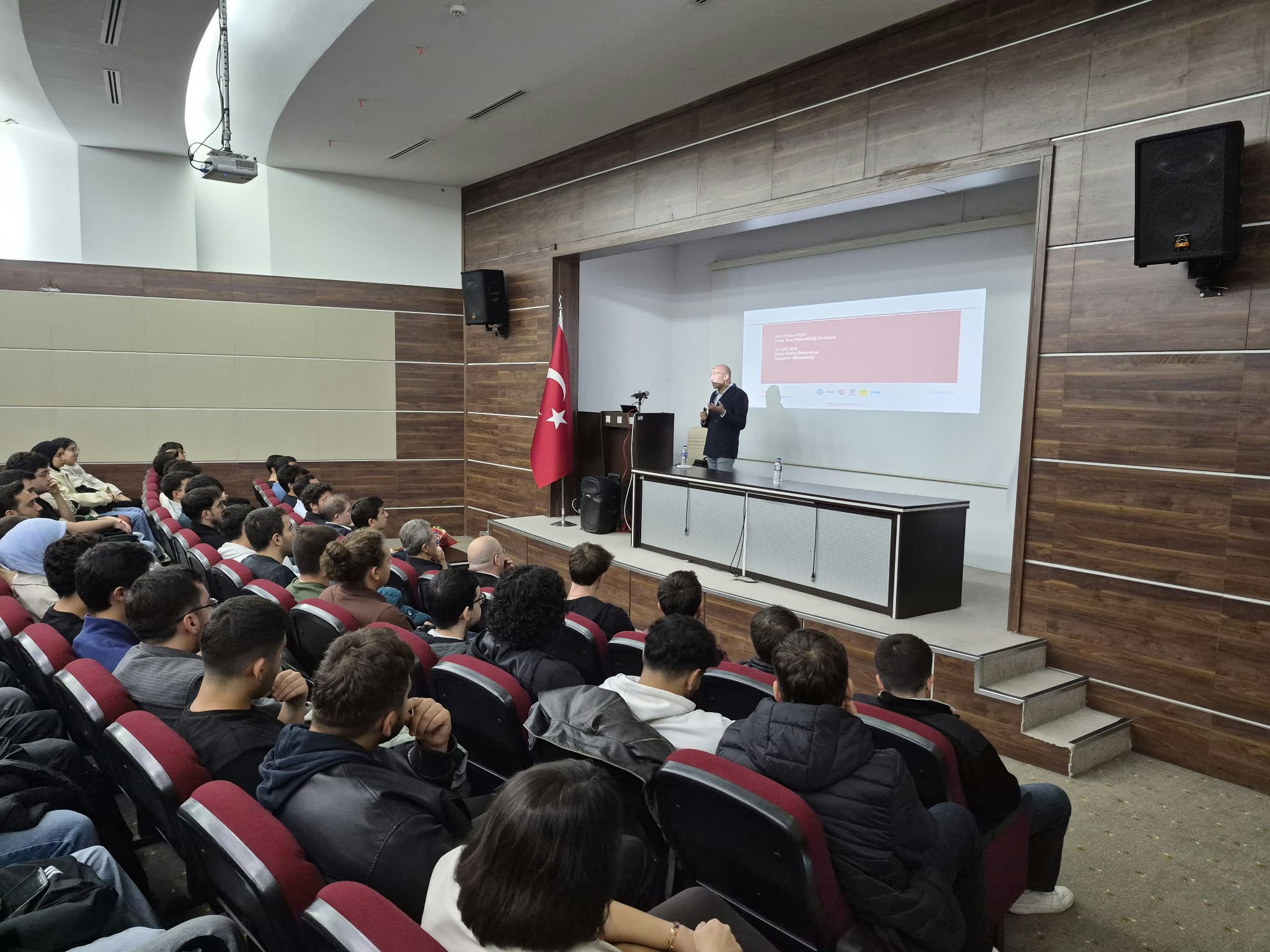 Bursa Uludağ Üniversitesi Mühendislik Fakültesi Otomotiv Mühendisliği Bölümü Açılış Dersini Gerçekleştirdi
